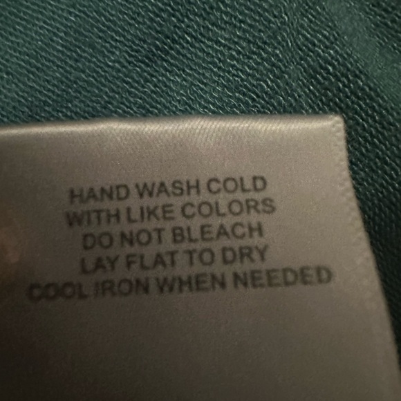 ModCloth boat neck 3/4 sleeve ruffle bow back top blouse Hinter Green Small - Picture 10 of 12